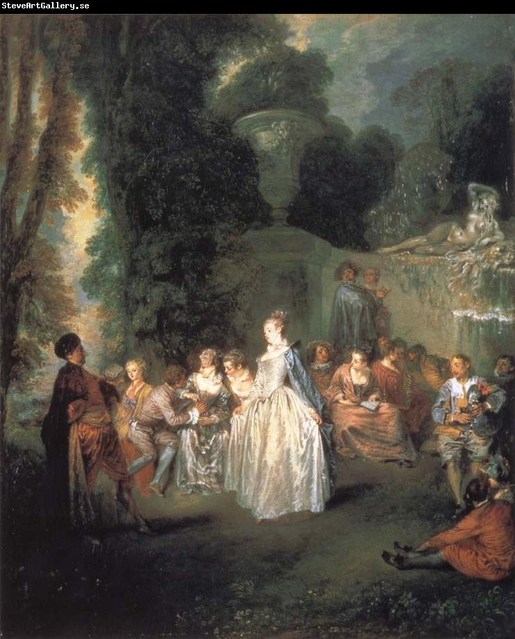 Jean-Antoine Watteau Wenetian festivitles